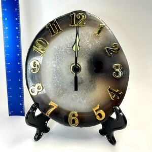 Black Agate Clock